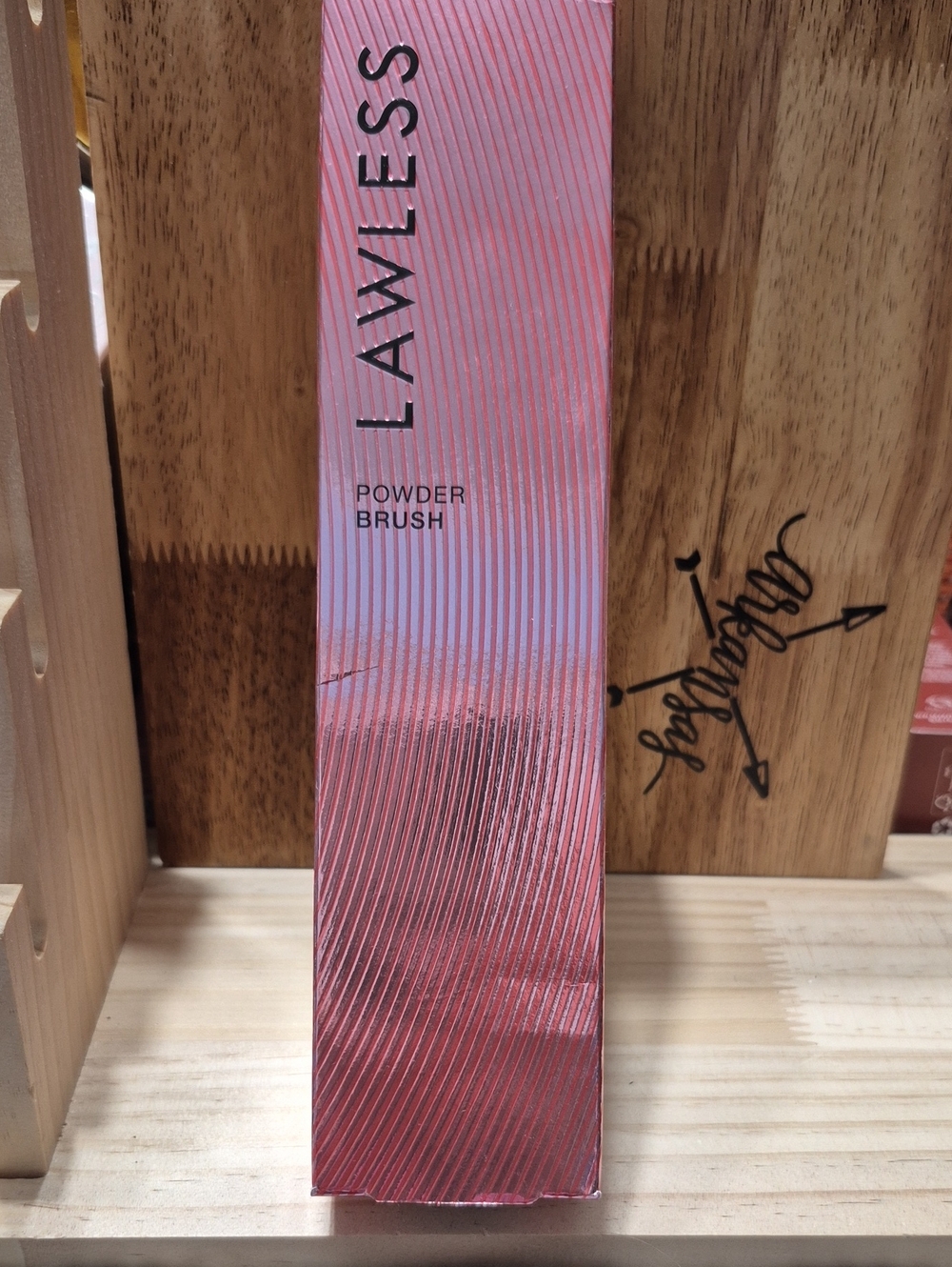 LAWLESS Metallic Pink Powder Brush Box